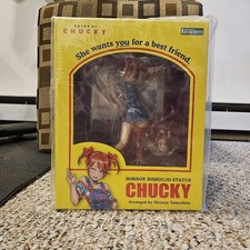 Kotobukiya HORROR BISHOUJO Authentic Child’s Play Bride of Chucky Chucky Statue picture