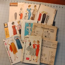 9 Vintage 1950s-60s Sewing Patterns Dress Skirt Tops  Simplicity McCalls picture