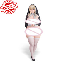 26cm NSFW Sister hot Anime Girl bbw chubby 1/6 PVC SEXY NUN adult figure picture