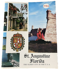St. Augustine Florida book 1968 History Information Travel Vintage picture