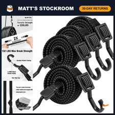 Bungee Cords with Hooks Heavy Duty, Flat Adjustable Bungee Cords with Hooks 80 I picture