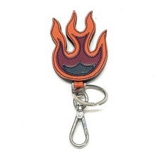 PRADA Key Ring Bag Charm Fire Flame Excellent condition From Japan picture