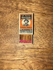 Sir Walter Raleigh Vintage Match Box Made In Sweden Excellent Condition picture