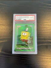 2025 Topps Chrome SpongeBob SquarePants #25 Kelp Green PSA 10 picture