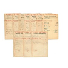 10 old 1930's Pennsylvania sales invoices picture