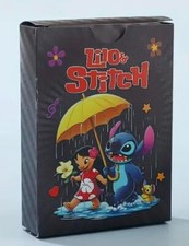 55Pcs Lilo & Sticth Card Foil BLACK PACK 55 CARDS Charizard Rare Durable PVC picture