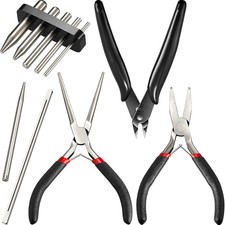 Durable Stainless Steel 10-Piece Tool Set for 3D Metal Model Enthusiasts picture