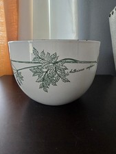 Vtg Kaj Franck Arabia Herbs Anthriscus Bowl Enamelware MCM Finland Finel Chevril picture
