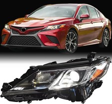 Left Hand Headlights Assembly For 2018-2024 Toyota Camry w/Projector Lens | Repl picture