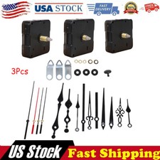 3PCS DIY Wall Quartz Clock Movement Mechanism Replacement Repair Tool Parts Kit picture