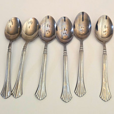 vintage Cambridge TRACY Stainless Steel China TEASPOON  SPOON Flatware Lot 6 picture
