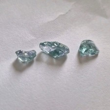 Rare Chromium Cornerupine 4ct/ 3 pc. No Treatment. Tanzania. #KR43 picture