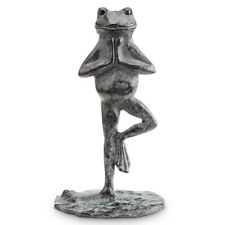 SPI Aluminum Standing Yoga Frog Shelf Decor picture