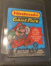 1989 Nintendo O-Pee-Chee Wax Pack *Extremely scarce* Mario Cover Sealed  picture