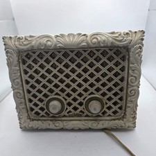 Vintage 1956 DuMont RA-346 Tube AM Radio Ornate Rococo Lattice WORKING Rare picture