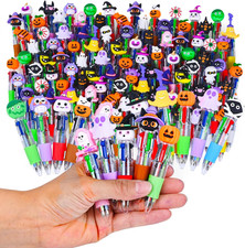 50 Pcs Halloween Colorful Multicolor Pen in One Cartoon Cute Fun 4-In-1 Cute Pen picture