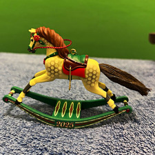 Hallmark Keepsake Rocking Horse Memories 2025 Hanging Christmas Tree Ornament picture