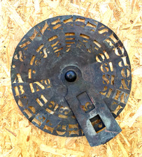 Rare 1800s Antique Civil War Era Brass Barell Stencil Marker SW Star Industrial picture