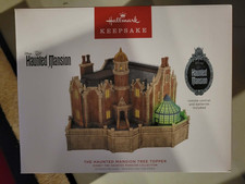 2025 Hallmark Haunted Mansion Tree Topper Disneyland Manor NEW picture