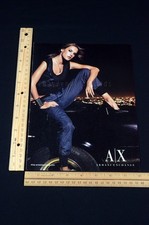 2003 Armani Exchange Women's Apparel Fashion Magazine Page Print Ad Poster 2000s picture