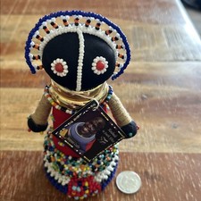 Vintage Ndebele Handmade South African Colorful Beaded Ceremonial Fertility Doll picture