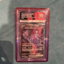 Pokémon TCG Team Rocket's Mewtwo EX Destined Rivals 231/182 Illustration Ace 10 picture