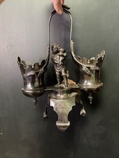 Vintage Silver Epergne Angel Candle Holder picture