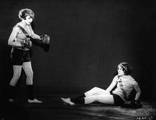 Two women acting out a boxing match 1925 OLD PHOTO picture