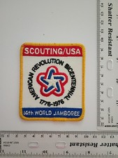 1975-76 Boy Scout World Jamboree BSA/USA Contingent POCKET Patch :: New Patch picture