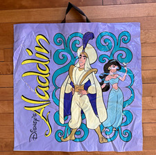 Disney’s Aladdin 1992 Plastic shopping bag large size Disney Princess picture
