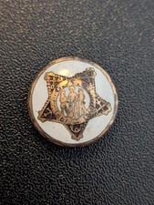 RARE Antique Grand Army Of The Republic (GAR) Civil War Veteran Enamel Pin picture