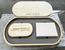 Jimmy Choo Sunglasses/Eyeglasses Store Display Beige Gold Stand Dealer Authentic picture