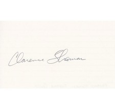 Clarence Thomas - U.S. Supreme Court Justice - Autographed 3”x5” Index Card picture