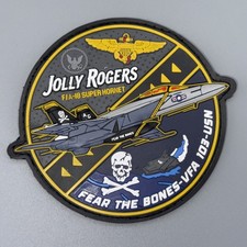 U.S. Navy VFA 103-USN Patch - Jolly Rogers - F/A-18 Super Hornet - High Quality picture