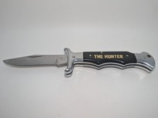 Vintage THE HUNTER Folding Lockback Pocket Knife Vanadium Steel Japan Works Well picture