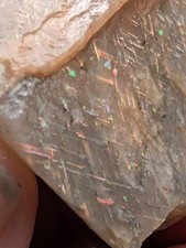 Rainbow Lattice Sunstone 118ct crystal matrix specimen rare gemstone picture