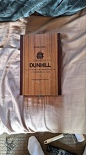 Dunhill Wooden Gift Box Mirror Large Heavy Used picture