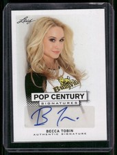 BECCA TOBIN 2013 Leaf Pop Century Signatures Authentic Auto Autograph BA-BT1 picture