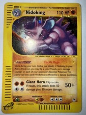 Pokemon TCG Nidoking Aquapolis Holo H18/H32 E Reader Series WOTC 2002 HP picture