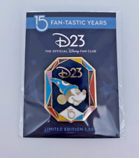 2024 DISNEY D23 15TH ANNIVERSARY SORCERER MICKEY MOUSE LE 1500 PIN picture