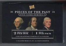 2024 Pieces of the Past One Time Series 1 Box  2 Relic Pieces Per Box picture