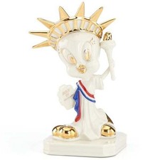 Lenox  Looney Tunes Tweety Statue Of Lady Liberty Figurine 850881 picture