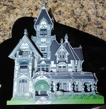SHELIA'S Wooden House Collectible Carson Mansion Eureka California  picture