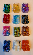 Taylor Swift/ERAs Tour Inspired🩷💜 Set Of 12 Cute little bears 1 Per Album picture