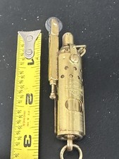 Vintage Harley Davidson Trench Lift Arm Style Lighter - Brass - FAST  SHIPPING- picture