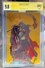 LADY DEATH HOTSHOTS LADY STEAM AP/FP EDITION SIGNED BY MIKE KROME VERY LTD RARE picture