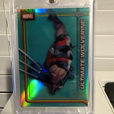 Topps 2023 Topps Chrome Marvel Ultimate Wolverine #184 Aqua Refractor 167/199 picture