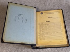 Original Apollo 11 Official NASA Mission Schedule Folder Info Pack July 6th 1969 picture