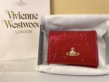 Vivienne Westwood Tri fold Wallet Red Enamel Orb picture