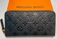 Louis Vuitton Monogram Empreinte Zippy Wallet Noir Black LV M61868 Authentic picture